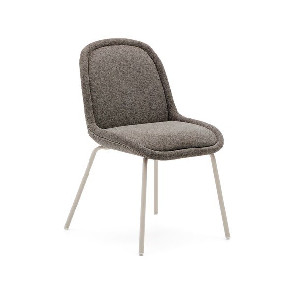 Pelēkbēšs pusdienu krēsls Aimin – Kave Home-image-3