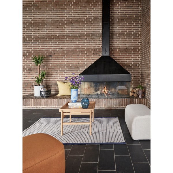 Oranžs pufs Hübsch Cube-image-2