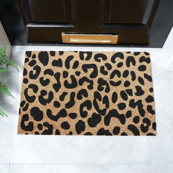 Kokosšķiedras kājslauķis 40x60 cm Leopard – Artsy Doormats-image-2