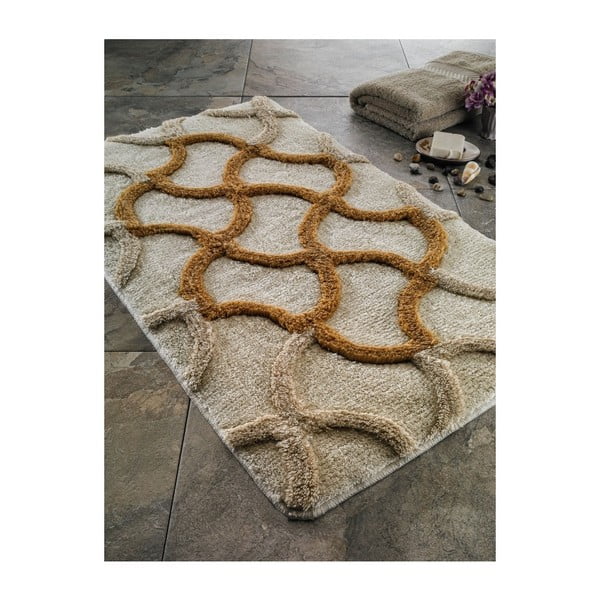 Smilšu vannas paklājs Confetti Bathmats Hermos, 60 x 100 cm