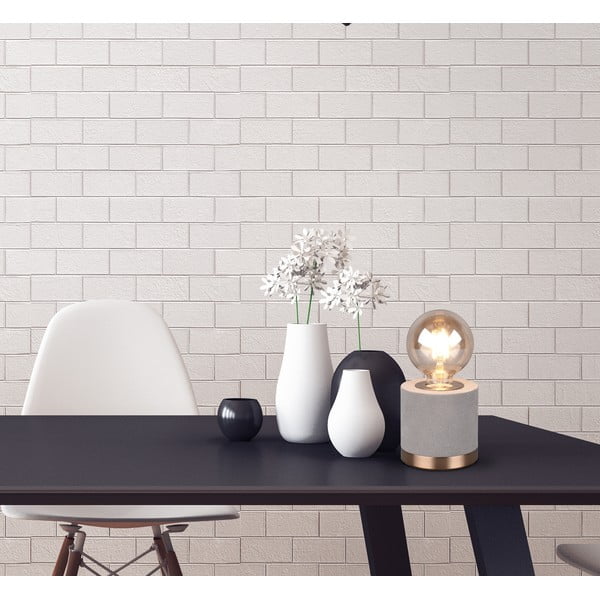 Pelēka samta galda lampa (augstums 11 cm) Judy – Trio-image-1