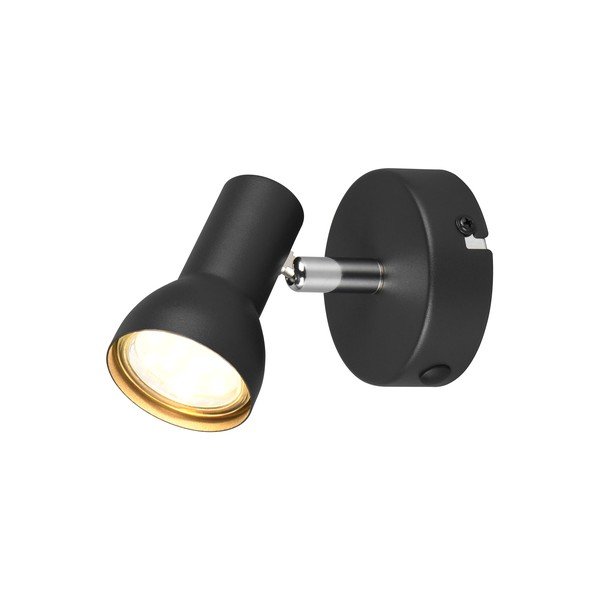 Melna prožektora tipa lampa ø 8 cm Cantar – Reality-image-1