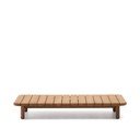 Tīkkoka masīvkoka dārza kafijas galdiņš 70x140 cm Turqueta – Kave Home