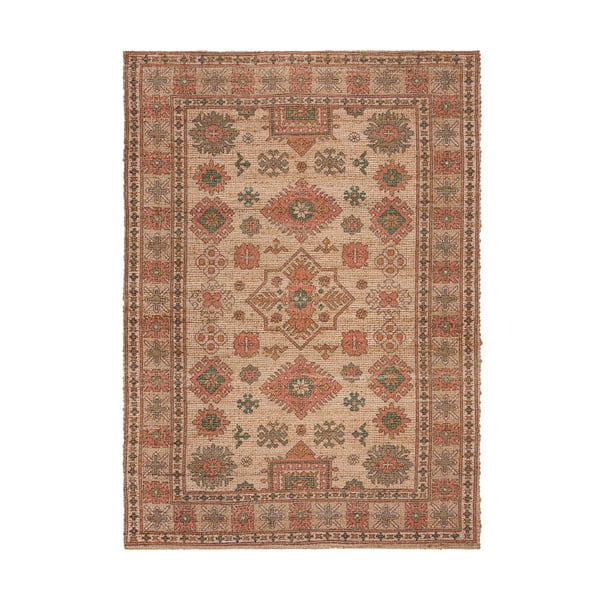 Rozā/terakotas oranžs ar rokām darināts paklājs no džutas maisījuma 160x230 cm Lana Jute – Flair Rugs