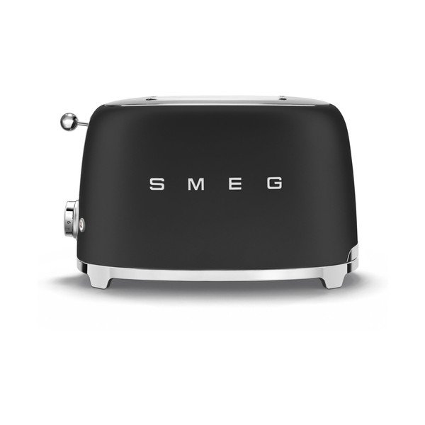 Melns/matēti melns tosteris Retro Style – SMEG