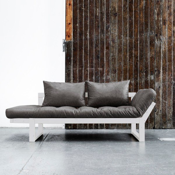 Dīvāns Karup Vintage Edge White/Black-image-1