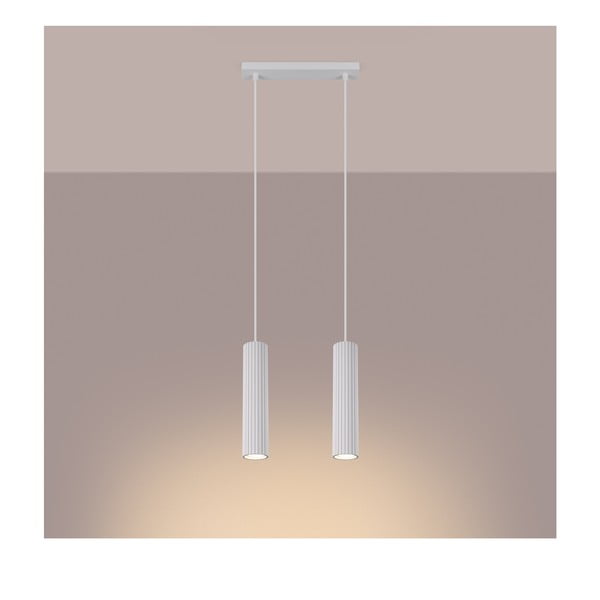 Balta piekaramā lampa Gleam – Sollux-image-1