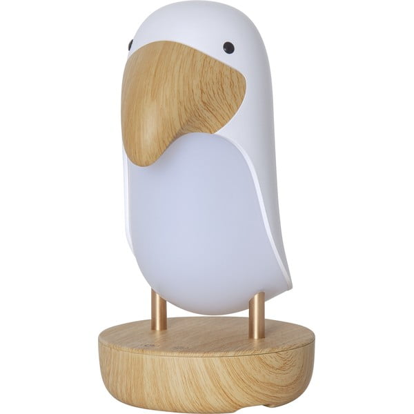 Balta/brūna LED bērnu naktslampiņa Toucan – Star Trading-image-2