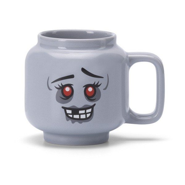 Pelēka keramikas bērnu krūze latte kafijai 255 ml Zombie – LEGO®
