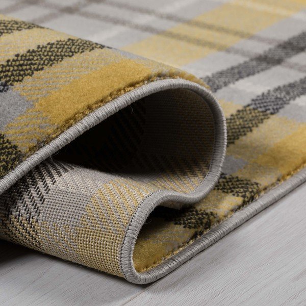 Dzelteni pelēks paklājs Flair Rugs Highland, 160 x 230 cm-image-3