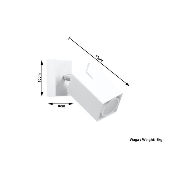 Balta sienas lampa Sollux Toscana-image-4