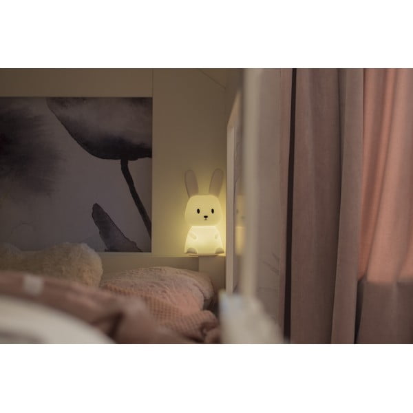 Balta LED bērnu naktslampiņa Bunny – Star Trading-image-4