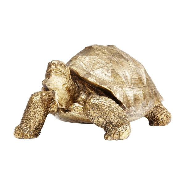 Dekoratīva bruņurupuča figūriņa zelta krāsā Kare Design Turtle