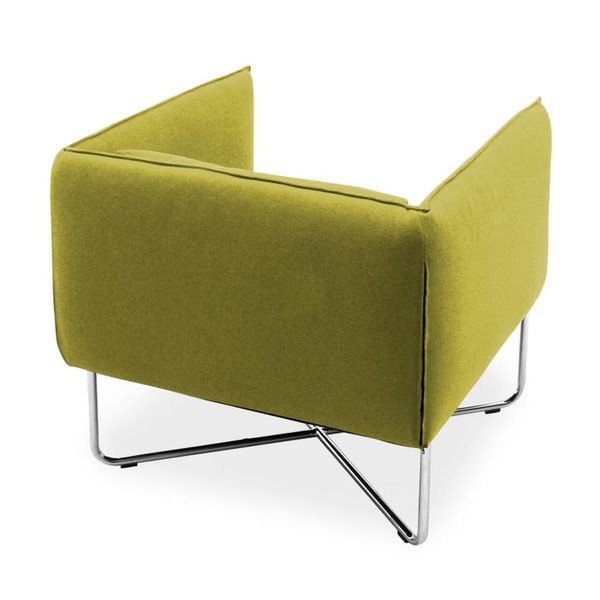 Dzeltens atpūtas krēsls Softline Groove-image-3