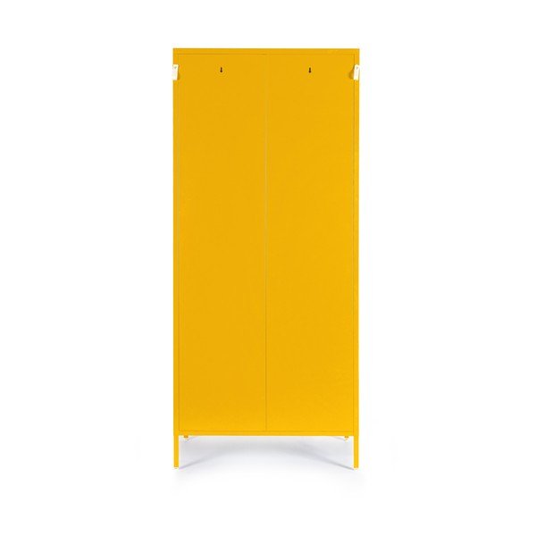 Dzeltens metāla skapītis ar slēdzeni 80x185x50 cm Cambridge – Yes Everyday-image-4