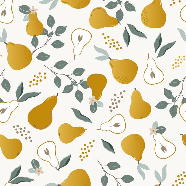 Bērnu tapetes 10 m x 50 cm Pretty Pears – Lilipinso