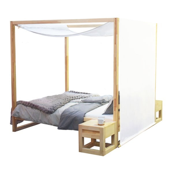 Koka divguļamā gulta Benlemi Baldee Bella Natural, 200 x 190 cm-image-1