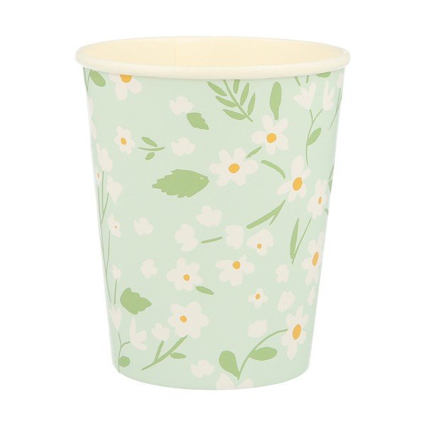 Papīra vienreizlietojamās glāzītes (12 gab.) Ditsy – Meri Meri-image-3