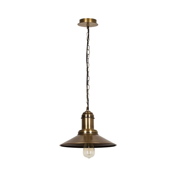 Bronzas krāsas piekaramā lampa ar metāla abažūru ø 30 cm Sivani – Opviq lights-image-3