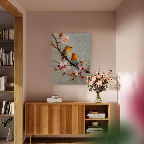 Drukāta glezna ar rāmi 60x80 cm Robins – Styler-image-1