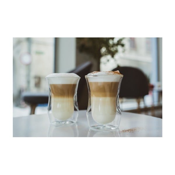 Stikla krūzes (6 gab.) ar dubultsienu 250 ml – Vialli Design-image-2