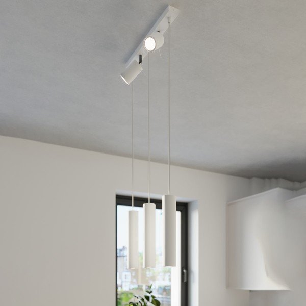 Balta metāla piekaramā lampa Etna – Sollux-image-3