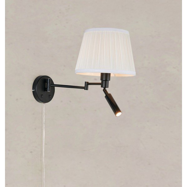 Melnbalta LED sienas lampa ar saliekamu konstrukciju Pivot – Markslöjd-image-1