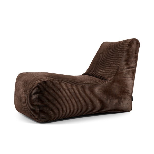 Tumši brūns velveta sēžammaiss Lounge – SLOWDOWN