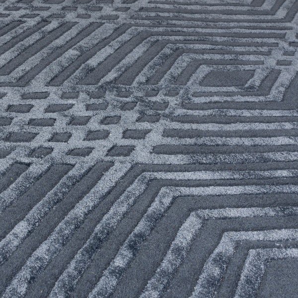 Zils vilnas paklājs Flair Rugs Diamonds, 160 x 230 cm-image-2