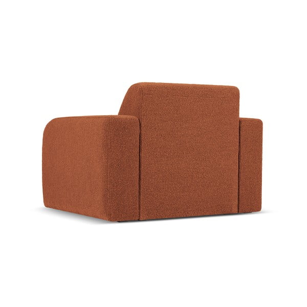 Brūns atpūtas krēsls no buklē auduma Molino – Micadoni Home-image-2