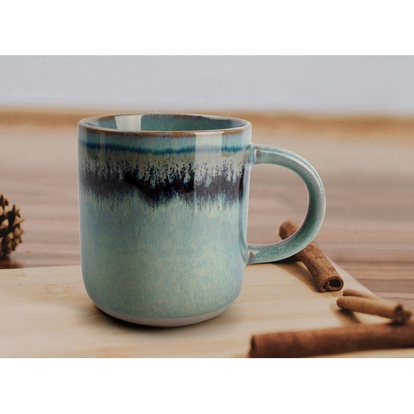 Zaļa akmensmasas krūze 450 ml Muggies – Salt&Pepper-image-1