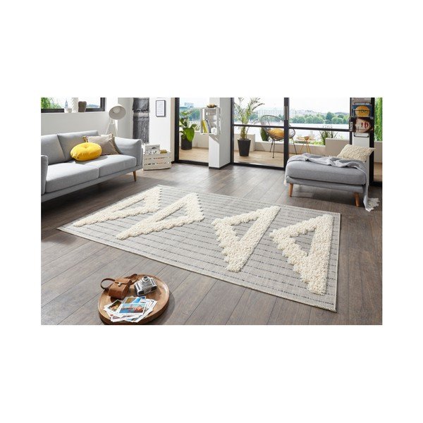 Pelēks paklājs Mint Rugs Handira Trīsstūri, 170 x 115 cm-image-3