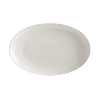 Balts porcelāna šķīvis Maxwell & Williams Basic, 25 x 16 cm