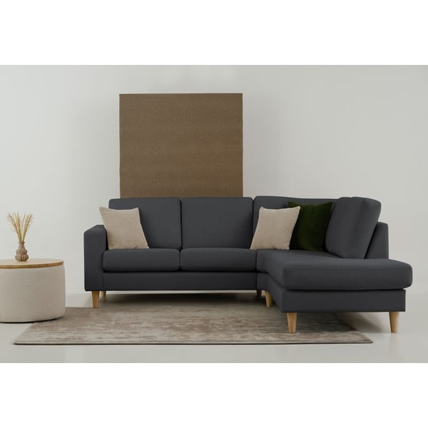 Antracīta pelēks stūra dīvāns (ar labo stūri) Focus – Scandic-image-1