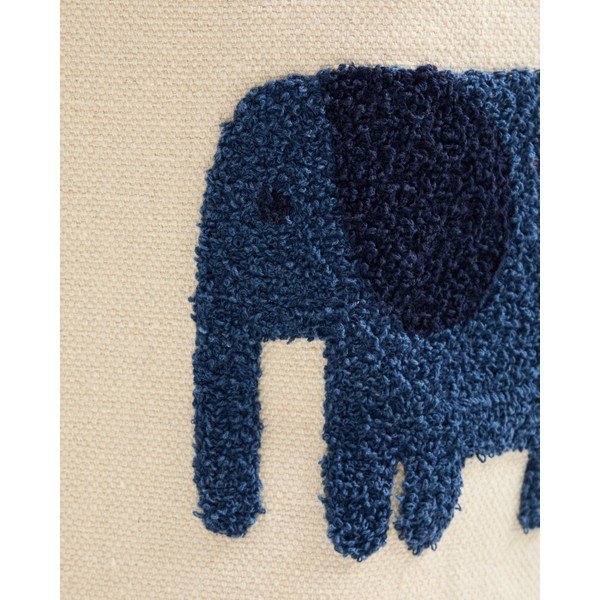 Ziloņkaula krāsas tekstila bērnu rotaļlietu grozs ø 45x30 cm Tandani – Kave Home-image-4