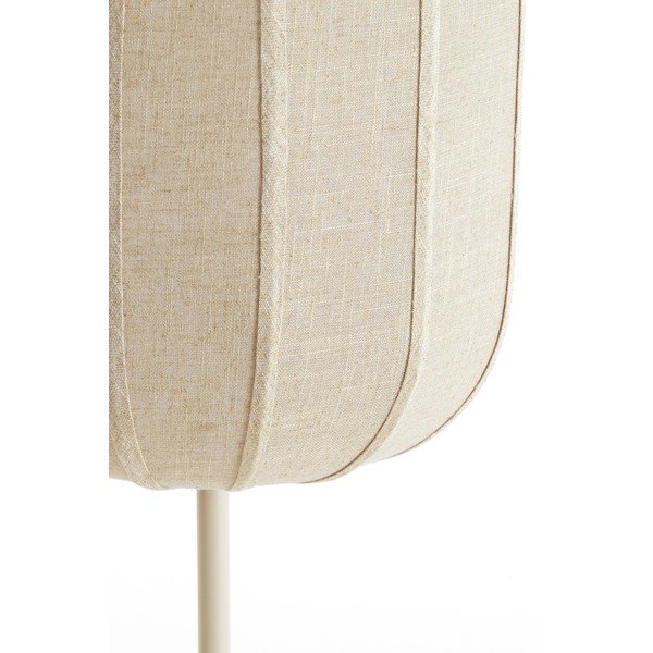 Krēmkrāsas stāvlampa ar auduma abažūru (augstums 165 cm) Solune – Light & Living-image-3