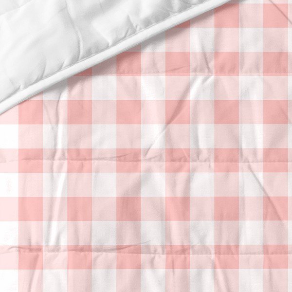 Kokvilnas stepēts bērnu gultas pārklājs 100x130 cm Vichy – Happy Friday-image-2