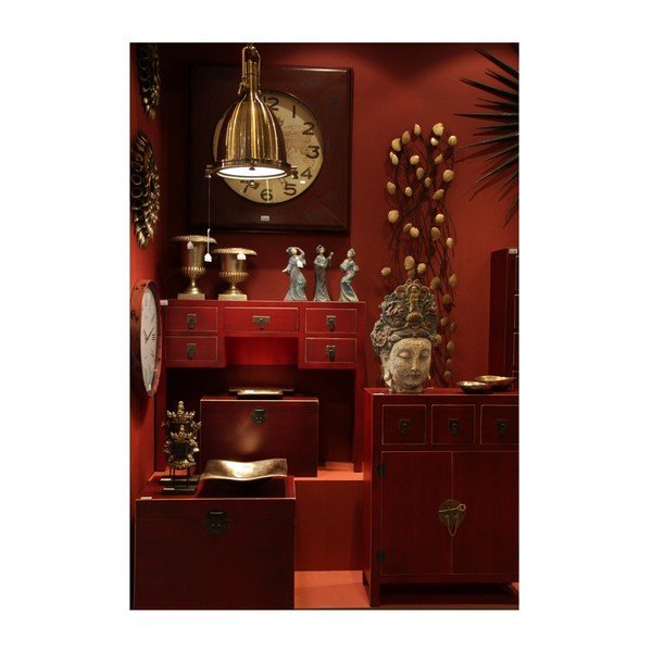 Sarkana lāde 60x42 cm Oriente – Ixia-image-3