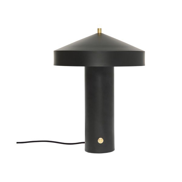 Melna metāla galda lampa (augstums 41 cm) Hatto – OYOY Living Design