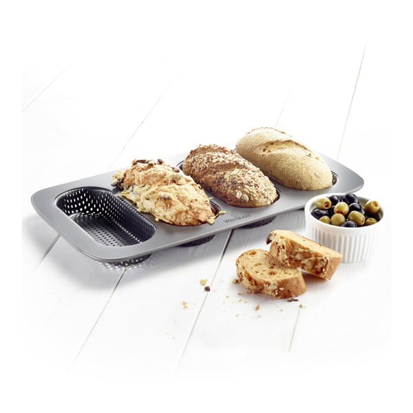 Tērauda cepšanas forma maizei un bagetēm Mini – Westmark-image-2