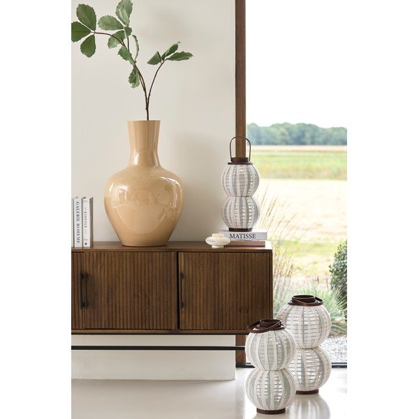 Koka/tekstila laterna (augstums 48 cm) Arbore – Light & Living-image-1