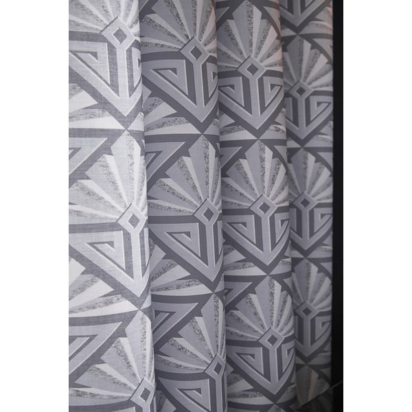 2 Catherine Lansfield Art Deco aizkaru komplekts, 168 x 183 cm-image-1