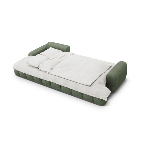 Zaļš salokāms/ar uzglabāšanas vietu stūra dīvāns (ar kreiso stūri/ar zvilni) Linz – Cosmopolitan Design-image-4