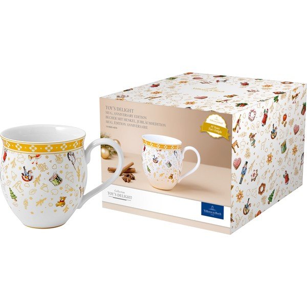 Balta porcelāna krūze ar Ziemassvētku motīvu Villeroy & Boch-image-2