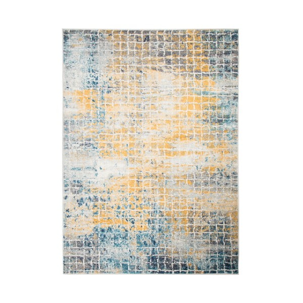 Zils un dzeltens paklājs Flair Rugs Urban, 100 x 150 cm