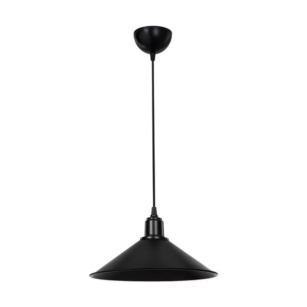Melna plastmasas griestu lampa ø 30 cm – Squid Lighting-image-3
