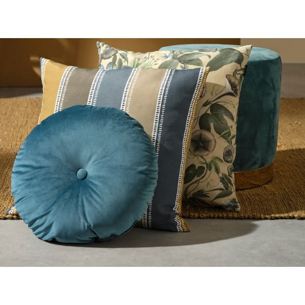 Zils āra spilvens Hartman Jolie, ø 40 cm-image-2