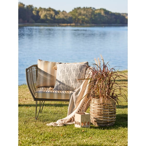 Bēšs polsterēts dārza atpūtas krēsls Mundo – Bloomingville-image-1