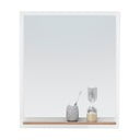 Sienas spogulis ar plauktu 60x75 cm Set 923 - Pelipal