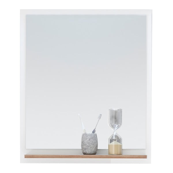 Sienas spogulis ar plauktu 60x75 cm Set 923 - Pelipal
